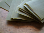 Grüne Lasagneplatten