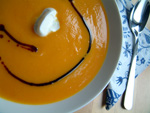 Kürbissuppe mit Hokaido-Kürbis
