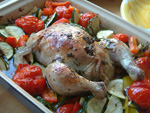 Brathähnchen im Backofen