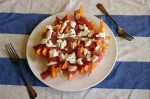 Melonensalat mit Parmaschinken