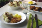 Rezept Hähnchenschnitzel mit Kartoffeln und Blumenkohl