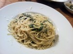 Spaghetti mit Spinat und Mascarpone