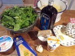 Spaghetti mit Spinat und Mascarpone